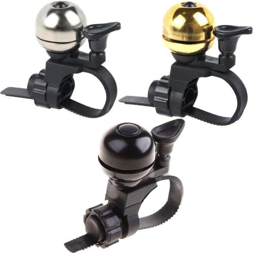 Classic Bicycle Copper Bell Retro Bike Handlebar Alarm Adults Kids Scooter Horn Loud Crisp Cycling Accessories