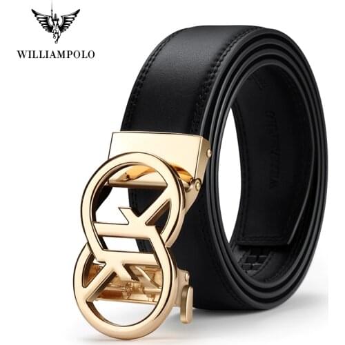 Кожаные ремни для мужчин WILLIAMPOLO China At AliExpress