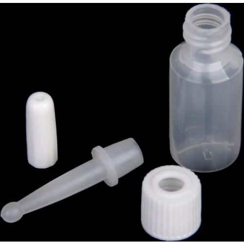 10 Pieces 5ml Empty Clear Plastic Ink Bottles Tubes for Lotion Cream Green Soap