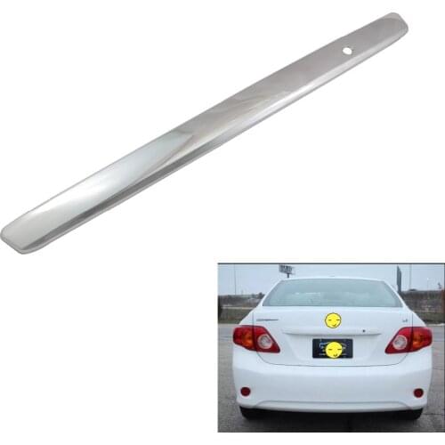 Abs Chrome Car Rear Trunk Molding Lid Cover Trim For Toyota Corolla 2008-2013 E140 Car trunk trim