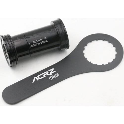 BB386 386 24 Adapter bicycle Press Fit Bottom Brackets Axle for MTB Road bike Shimano 24mm Crankset