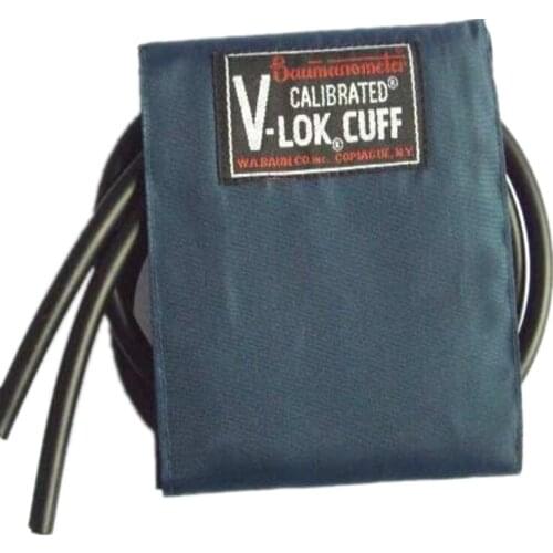 Free Shipping Reusable Adult V-LOK Double Tube NIBP CUFF V-LOK Arm blood pressure monitor nibp cuff Arm Cuffs Connector 27-35cm