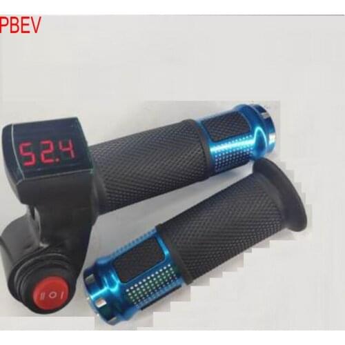 Two-Section Red Screen, Three-Speed Electric Car Battery Display Handlebar Lithium Battery Car Handlebar
