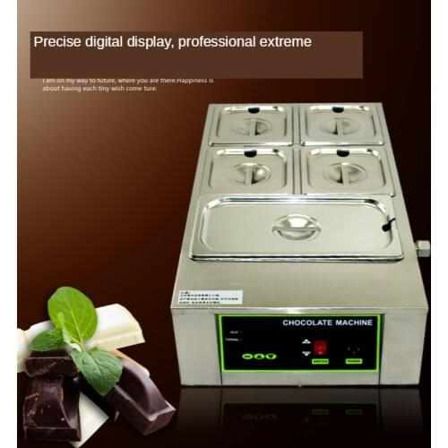 Electric Chocolate Melting Machine 220V 110V 5 Grids Water Insulation Heating Chocolate Melting Pot Warmer Melter Top Quality