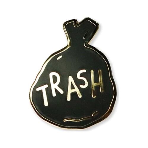 Trash Enamel Pin