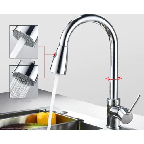 Gappo Kitchen Faucets Pull Out Kitchen Single Handle Rotatable Sink Faucets Water Mixer Water Sink Mixer Tap Robinet Cuisine
