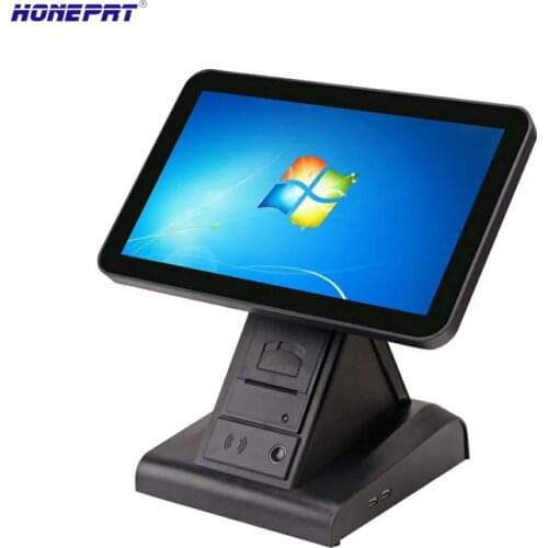 HSPOS 15 Inch LED Display POS Machine Pos Cash Register All in One POS System Terminal for Restaurant HS-B157