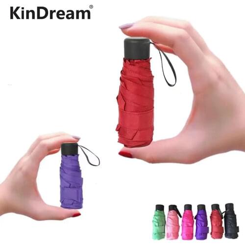Mini Pocket Umbrella Women UV Small Umbrellas 180g Rain Women Waterproof Men Sun Parasol Convenient Girls Travel Parapluie Kid