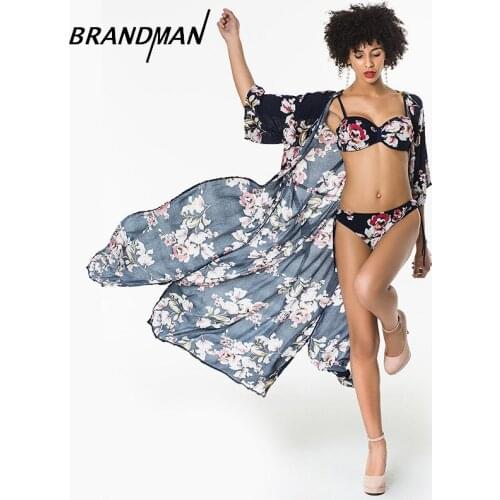 BRANDMAN 2020 new three-piece bikini bikini swimsuit for sexy women