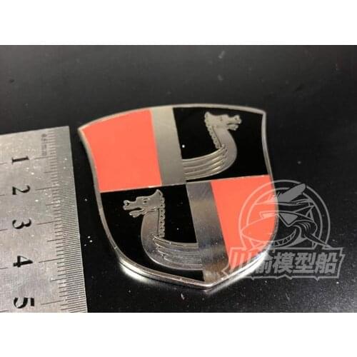 Tirpitz Metal Badge Heraldry for 1/700 1/350 1/200 WWII German Battleship Model Ship Display CYH002