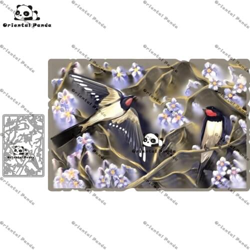 New Dies 2020 Camper Van Metal Swallows Tapestry Dies diy Dies photo album cutting die Scg new die for 2021 craft die fall decor