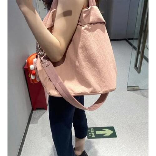Casual Messenger Shoulder Backpack Women 19L Large Capacity Gym Bag