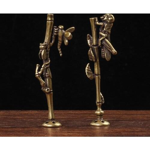 Pure Copper Tobacco Pipe Press Stick Tamper Smoke Pipe Cleaner Knife Pokers Tobacco Smoking Accessories Handicraft Decoration