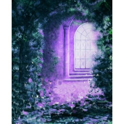 Professional Nature Scenic Hand Paint Photography Background FSE22, 10ft x 10ft Hand Painted Muslin backdrops