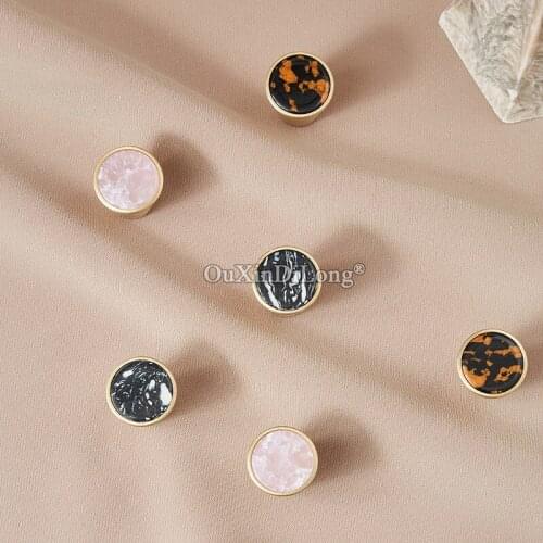 Elegant 10PCS European Natural Marble+Brass Furniture Handles Cupboard Wardrobe Drawer Kitchen Wine Cabinet Pulls Handles&Knobs