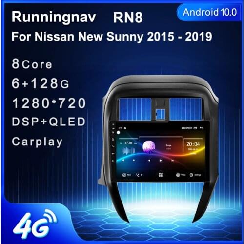 Runningnav For Nissan New Sunny 2015 10.1 Car Radio 2 Din Android Car Radio Multimedia Video Player Navigation GPS