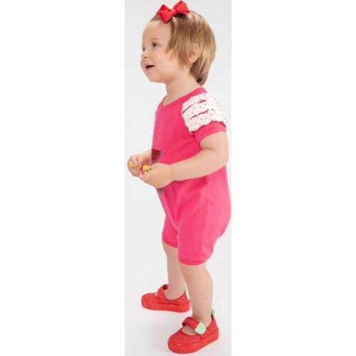 Mel Flex Printed Pineapple Canvis 2021 Children Flat Plain Avocado Sandals Kids Girl Flat Heels Toddler Watermelon Shoes