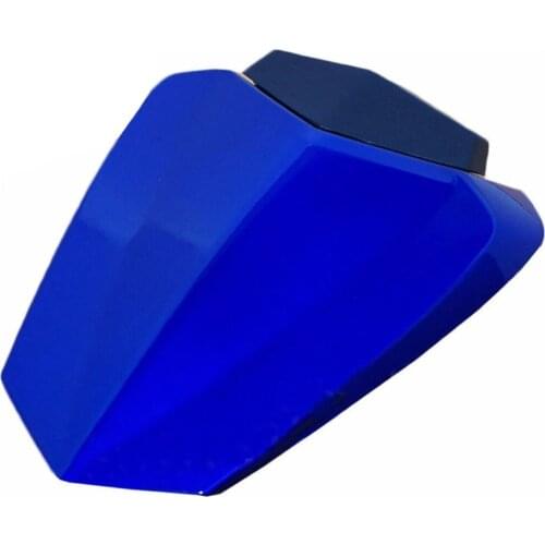 Blue Motorcycle Rear Tail Pillion Passenger Hard Seat Cover Cowl Fairing Seat for Yamaha YZF1000 YZF 1000 YZF R1 2009-2014