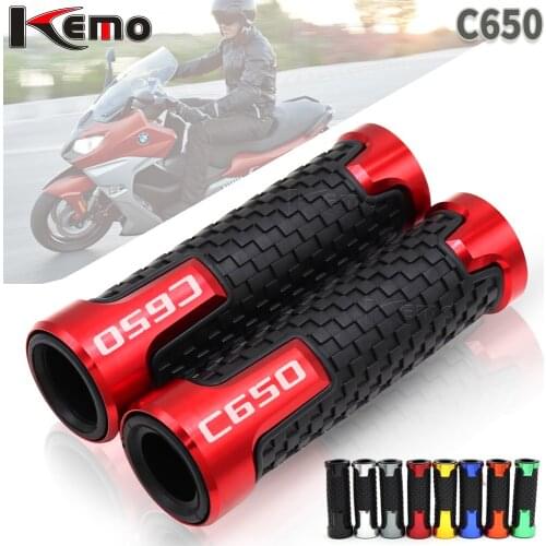For BMW C 650 C650 SPORT 7/8" 22mm Universal Motorcycle Accessories CNC Aluminum Handlebar Hand Grips Handle Bar End Grip