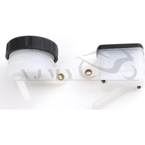 Universal Motorcycle Brake Fluid Reservoir Rear Master Cylinder Tank Oil Cup for Yamaha Honda Suzuki 1pcs