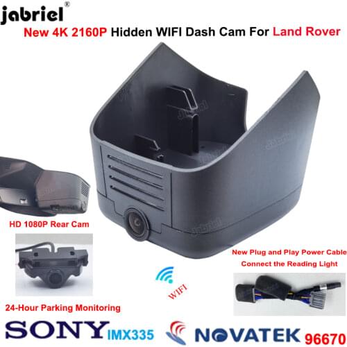For Land Rover Discovery Sport 2020 2021 2022 Plug and Play 4K Dash Cam Car DVR Dashcam UHD 2160P Wifi Car Camera Video Recorder