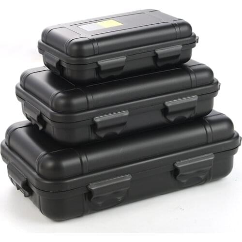 Waterproof Shockproof Sealed Toolbox Outdoor Safety Case Camping Supplies Storage Box Instrument Lockable Dry with Foam