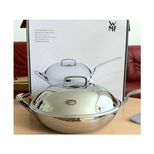 Original wmf new arrival stainless steel 28 single handle wok