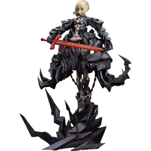 Japanese Anime GSC Fate/Stay night Black Saber Alter Huke PVC Action Figure Anime Figure Model Collectible Toy Doll