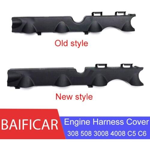 Baificar Engine Ignition Coil Pack Wire Harness Protection Cover Bonnet For Peugeot 308S 408 3008 4008 508 C4L C5 Citroen C5 C6