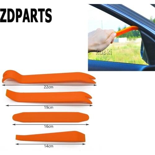 ZDPARTS 4PCS For Volvo V70 S60 Xc90 Peugeot 307 206 308 407 207 Mini Cooper Volkswagen Car Audio Door Removal Tool Accessories