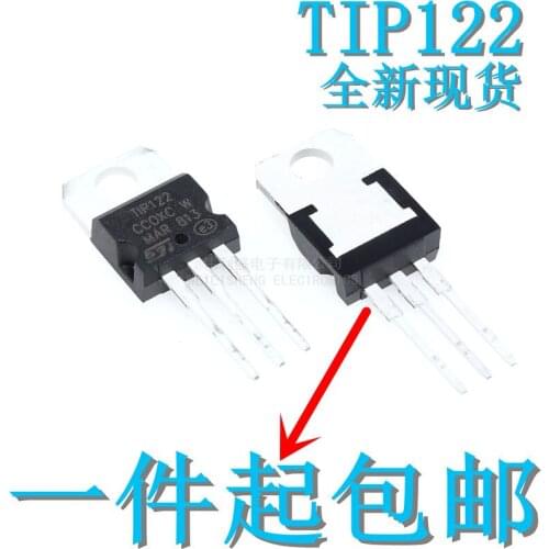 10PCS/LOT Tip122 P122 122 PN Darrington Power Transistor TO-220 Spot