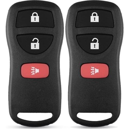2 Pieces 3 Button Remote Control Car Key KBRASTU15 315 Frequency Lightweight Flexible Automobile Key