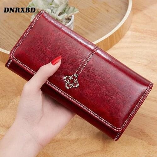2021Women Wallet Female Long Clutch Bag Coin Pocket Hasp Card Holder Money Bag Luxury Brand Magic Zipper Purse Carteira Feminina