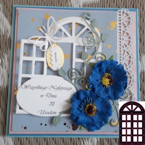 3D window cutting Die New knife Die Metal cutting Die three-dimensional Fine Art Paper DIY ventana de fondo para Decoration