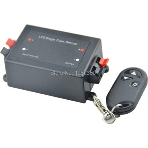 20pcs/lot DC 12V 24V 3 Key RF Wireless LED Single Color Remote Dimmer Controller