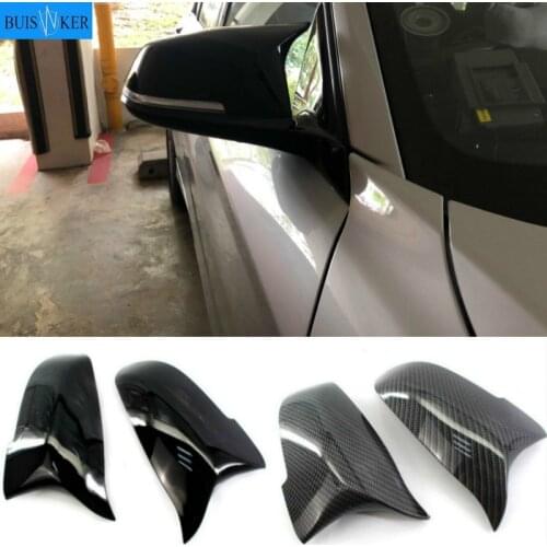 Decor Rearview Mirror Cover Cap For BMW F10 F11 2014-2017 Exterior ABS