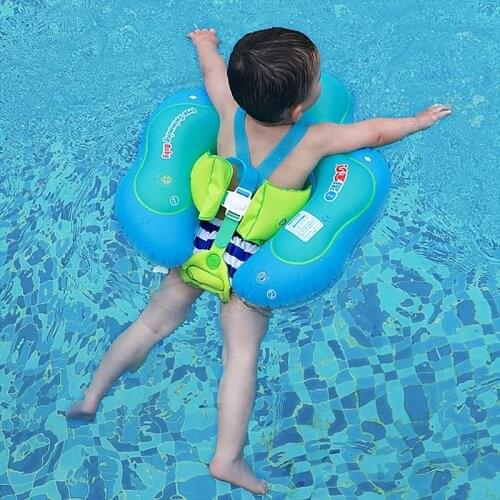 Baby Swimming Ring Inflatable Infant Float Swim Trainer Floating Kids Swim Pool Accessories Circle Double Raft Rings Bathing Toy