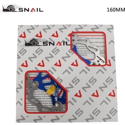 FD-01 Brake Rotor SNAIL Mountain Bike 160mm 180mm 203mm 6 Bolts Stainless Steel Floating Disc