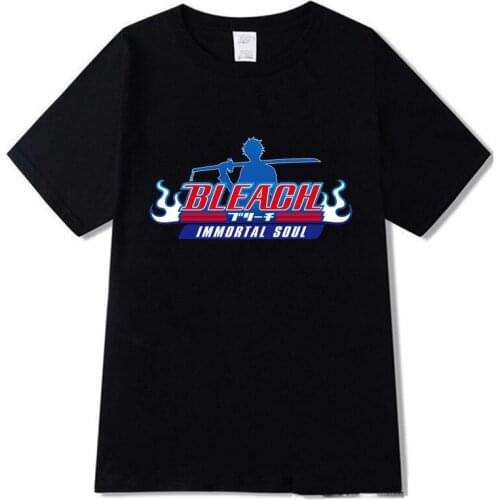 BLEACH Ichigo Funny Anime E JAPAN Manga Unisex Streetwear Inoue Orihime T-shirt