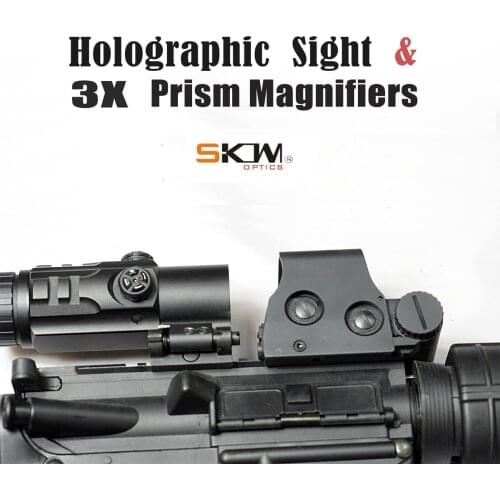 Skwoptics Holographicsight 3x PRISM MAGNIFIERS rifle scope