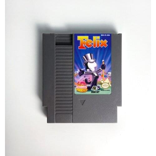 Felix game card the Cat - Game Cartridge For NES Console 72 Pins 8bit