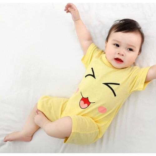 New Born Baby Rompers Cartoon Baby Boy Clothes Children Jumpsuit Boys Summer Onesie Infant Baby Girls Clothes Newborn Bebes 2020