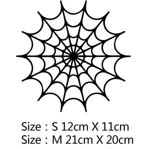 Hot Lifelike Design Spider Web Car Stickers Styling Funny Waterproof Windshield KK12*11cm Vinyl