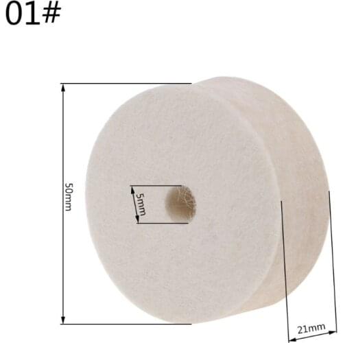 2021 New 2/4 Inch Polishing Buffing Grinding Wool Felt Wheel Polisher Abrasive Disc Pad For Bench Grinder Rotary Tool