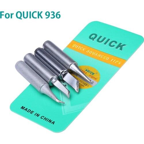 Original QUICK Soldering Tips Lead-free 900M Serise Iron Tip Welding Sting for 936 936A Soldering Rework Station Tools Kit