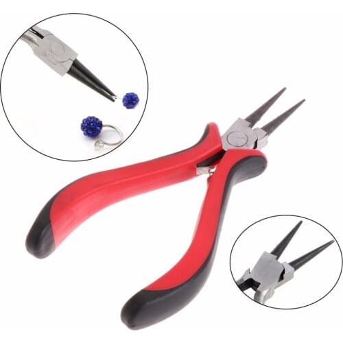 JAVRICK 1PC 13cm Repair Wire Bead Cutting Stainless Alloy Round Needle Jewelry Pliers Craft Tools #2S91078