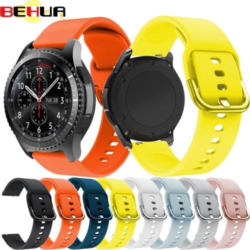 20mm 22mm watch band straps For Samsung Gear S3 S2 Frontier Classic Galaxy watch 46mm 42mm active 2 Bracelet womens Mens strap