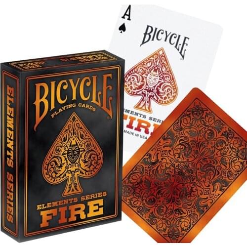 Bicycle Fire Elements Series Playing Cards Deck Collectible Poker USPCC Limited Edition Magic Card Games Magic Tricks Props
