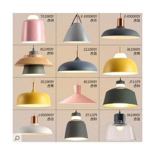 Nordic crystal living room LED pendant lights Home Decoration E27 Light Fixture luminaria pendente hanging lamp