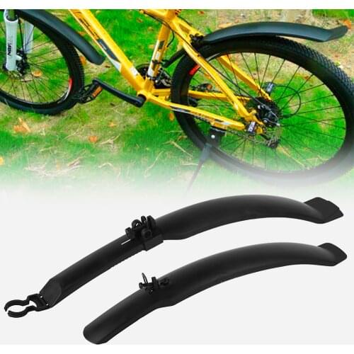 Bicycle Mudguards Colorful Front / Rear Tire Mudguards Carbon Fiber Wheels Fender MTB Mountain Bike Road Cycling Fix Gear